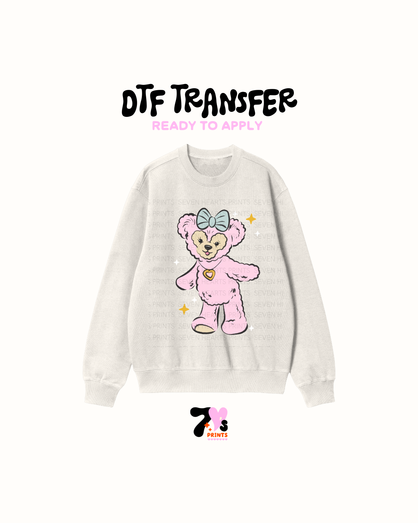 Girlie Magic cute bear - DTF Transfers