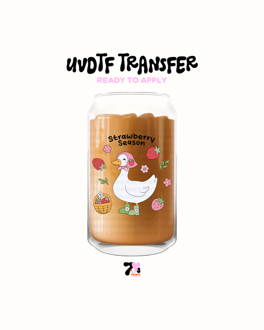 Strawberry season - UVDTF Decal