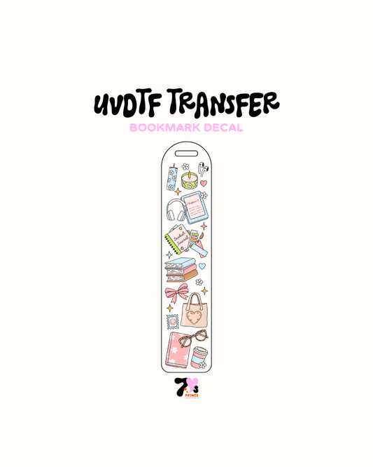 Headphones journal - UVDTF Bookmark Decal