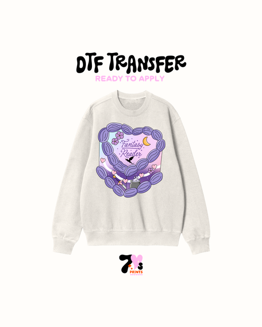 Fantasy reader - DTF Transfers