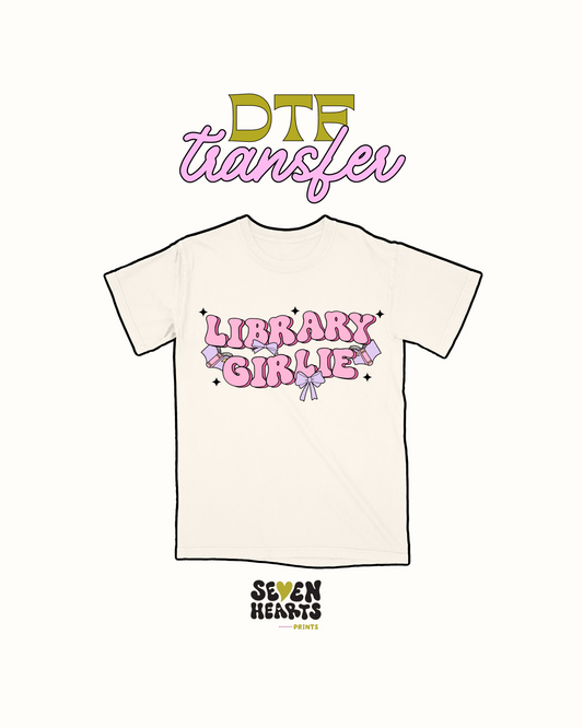 library girlie - DTF Transfer