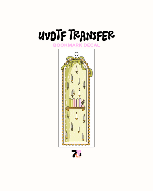 Book Shell - UVDTF Bookmark Decal