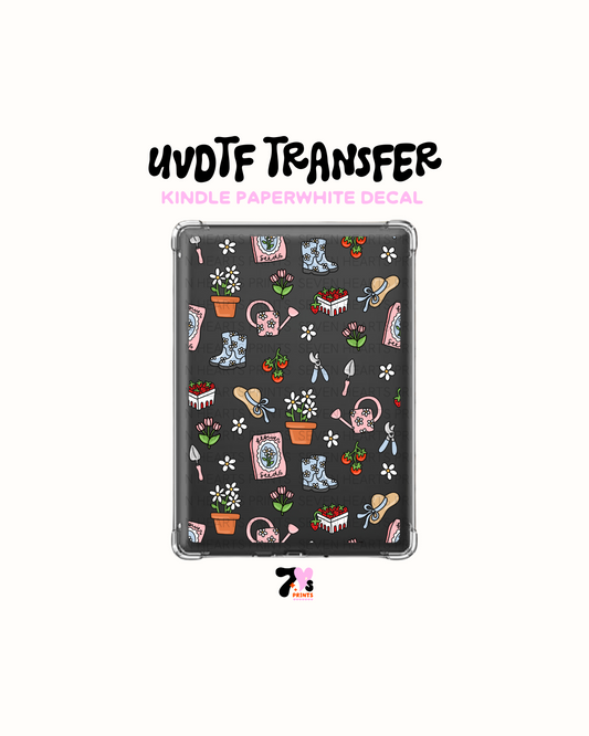 Garden - UVDTF Kindle Decal