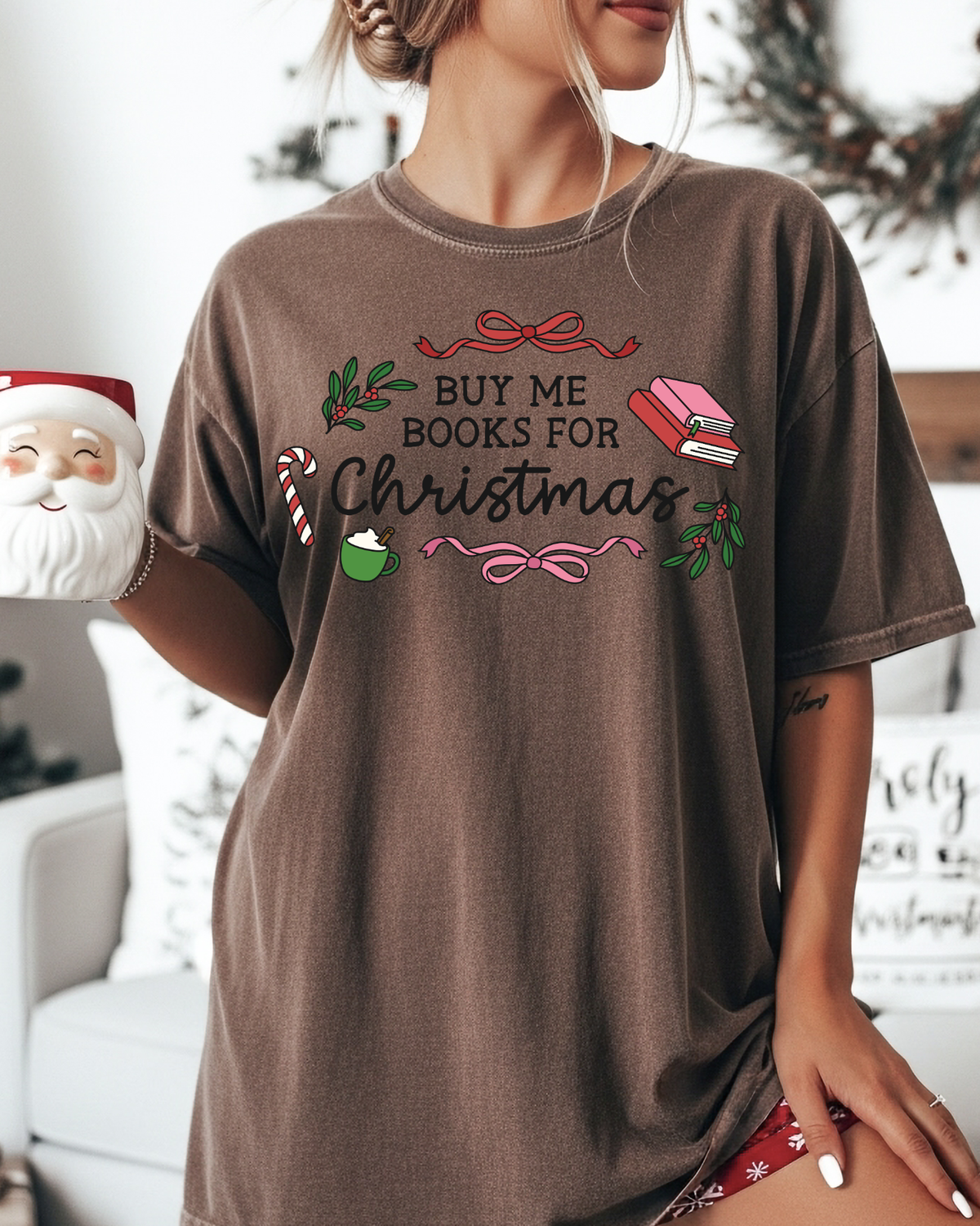 Buy me books for xmas - DTF Transfers