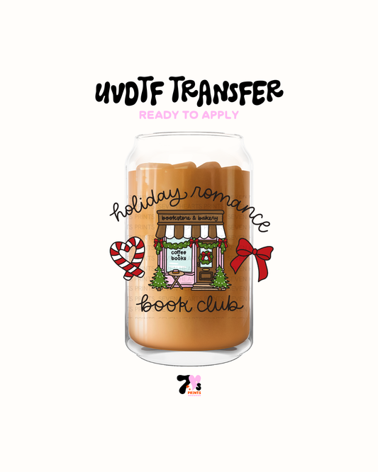 Holiday Romance Book club - UVDTF Decal