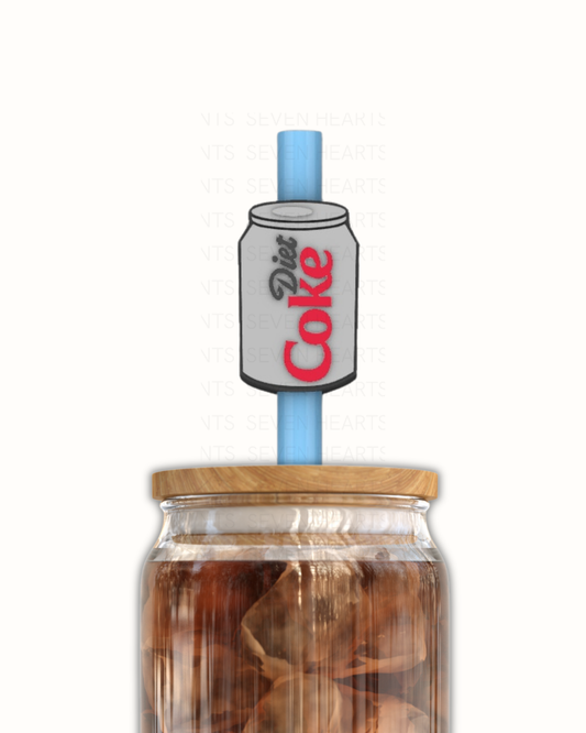 Diet Coke Friend 3D Straw Topper