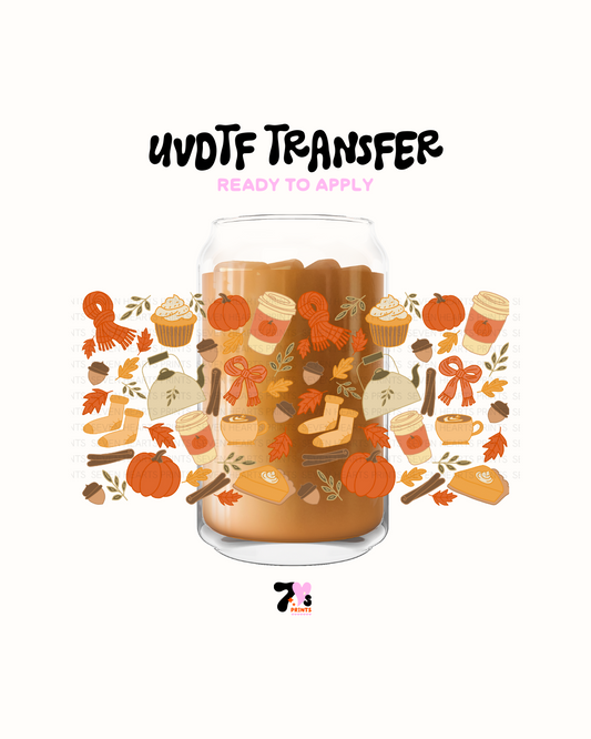 Fall drinks - UVDTF Wraps