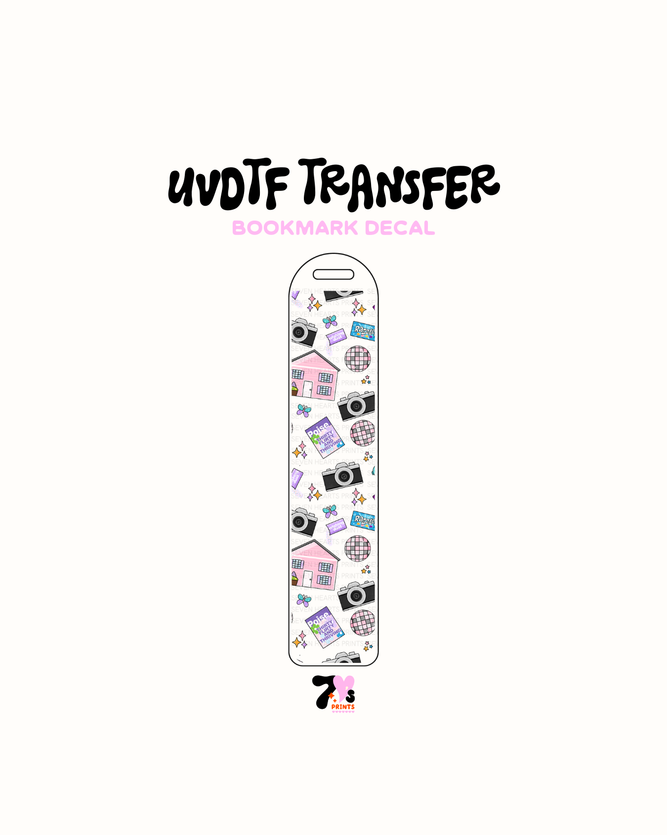 #155 UVDTF Bookmark Decal 1.1