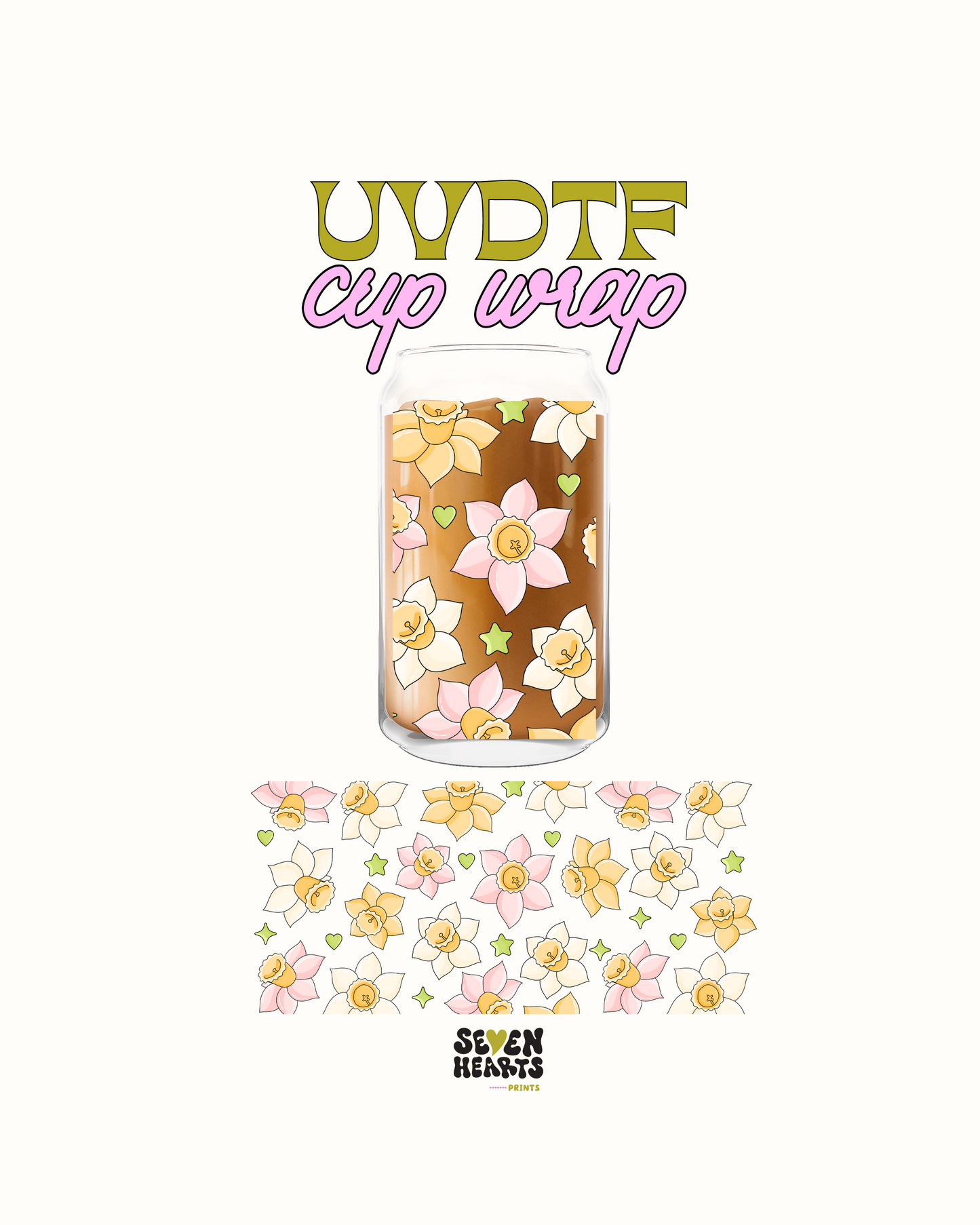 daff flowers - UVDTF