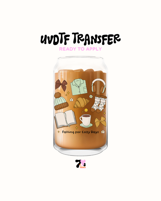 Falling for cozy days - UVDTF Decal