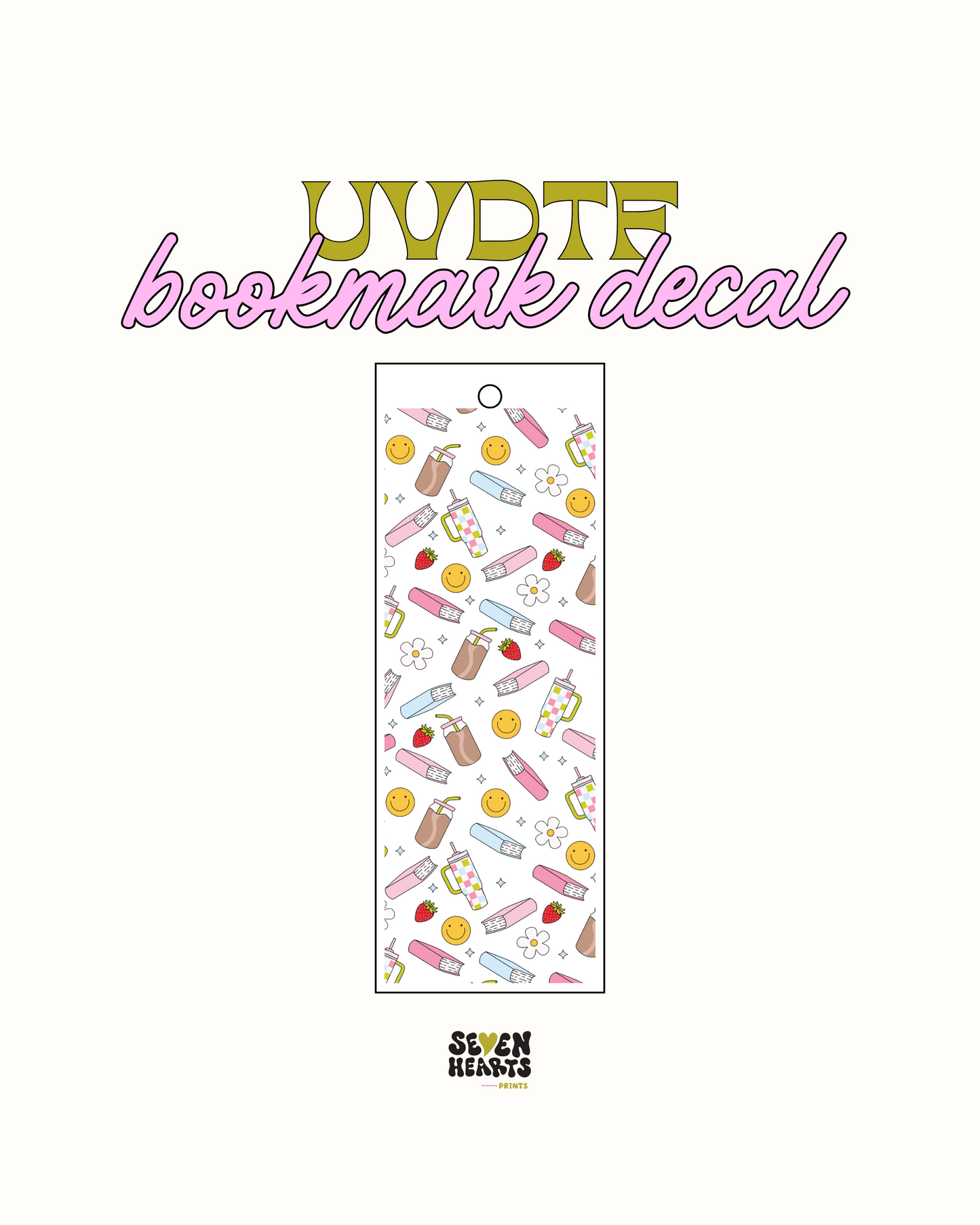 Books and tumblers- UVDTF Bookmark Decal