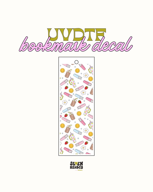 Books and tumblers- UVDTF Bookmark Decal