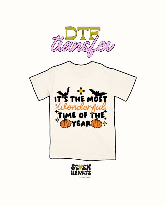 The most wonderful time of the year - DTF Transfer