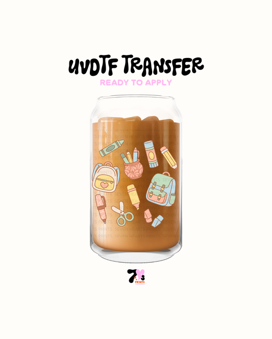 School stuff - UVDTF Decal