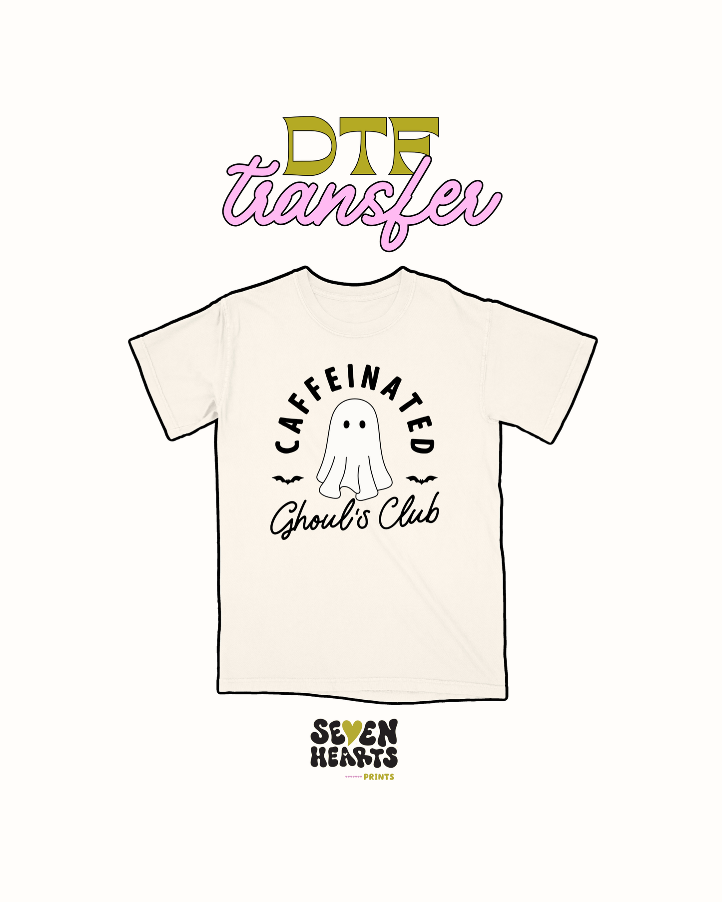 Caffeinated Ghouls Club - DTF Transfer