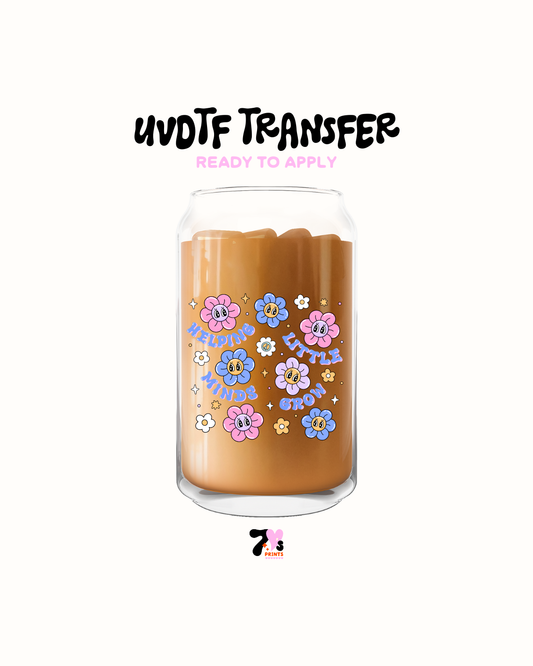 Helping little minds grow - UVDTF Decal