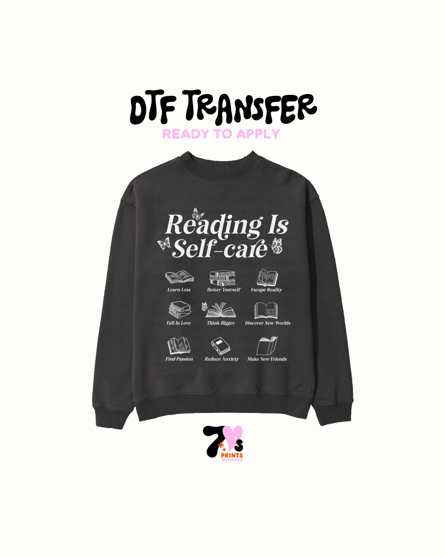 Reading is selfcare- DTF Transfers