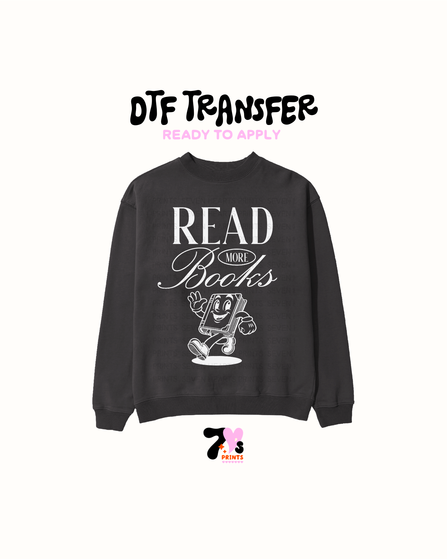 Read more books- DTF Transfers