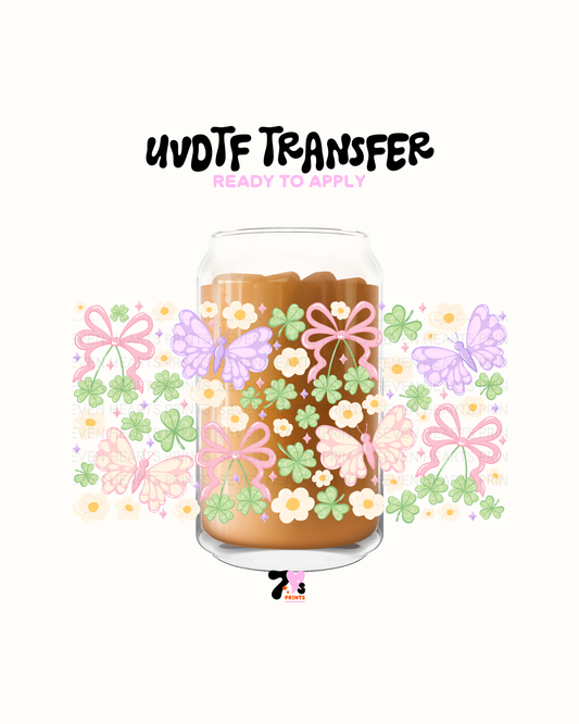 Butterflies and flowers- UVDTF Wrap