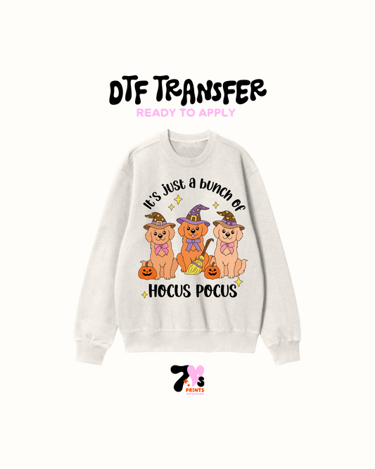 Its just a bunch of hocus- DTF Transfers