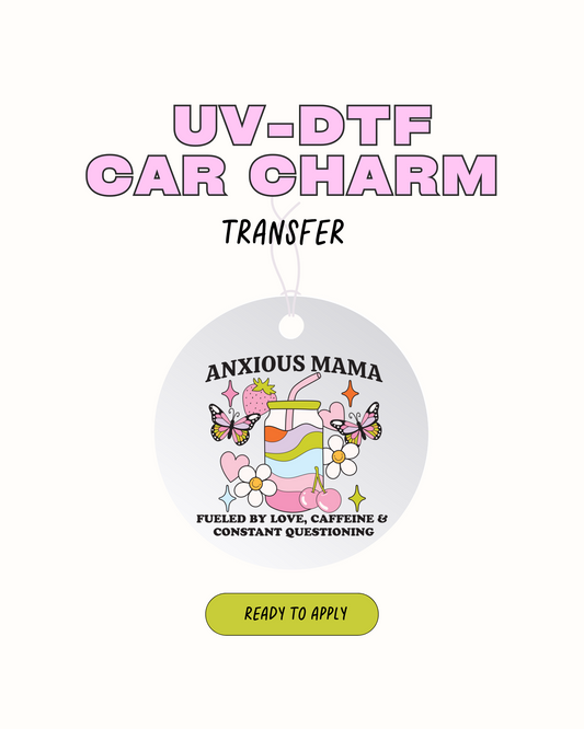Anxious Mama -  Car Charm Decal