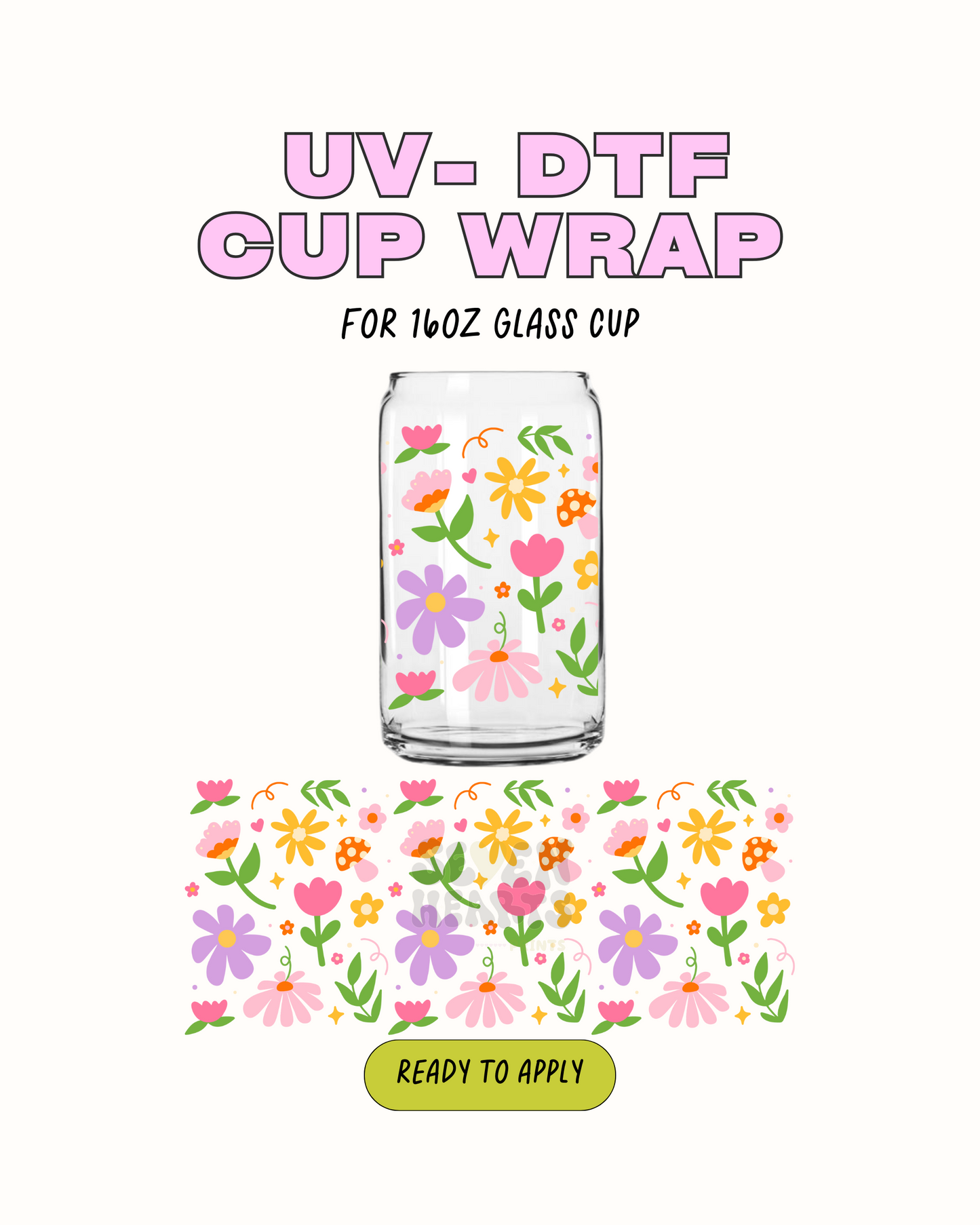 Flower Garden - UV DTF