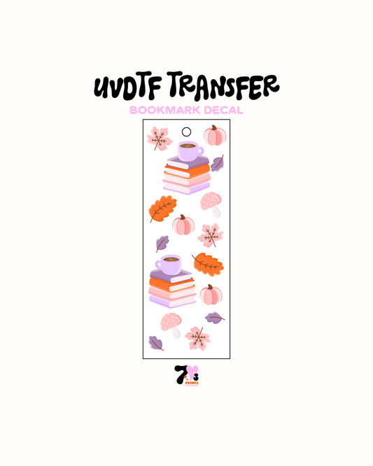 Bookish and books - UVDTF Bookmark Decal