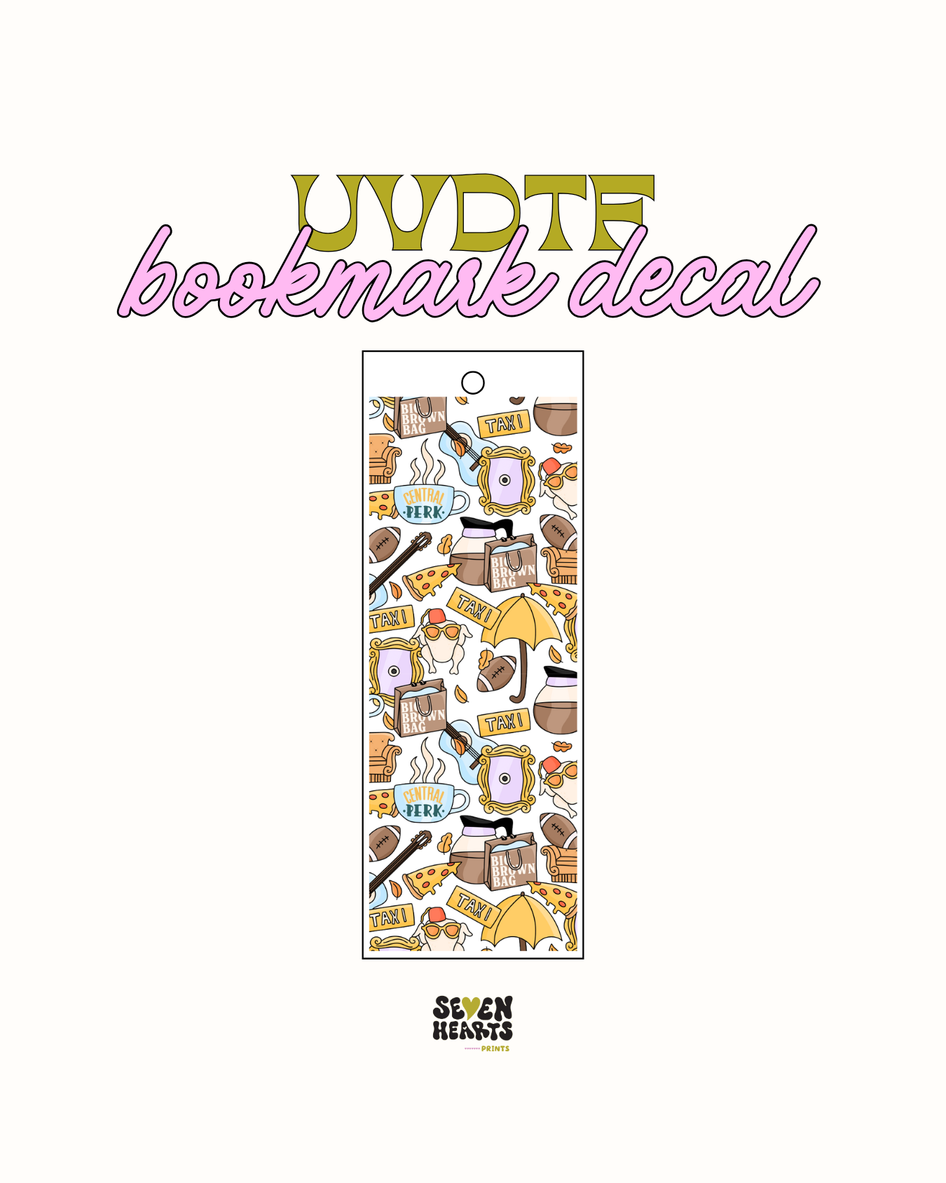 Friends - UVDTF Bookmark Decal