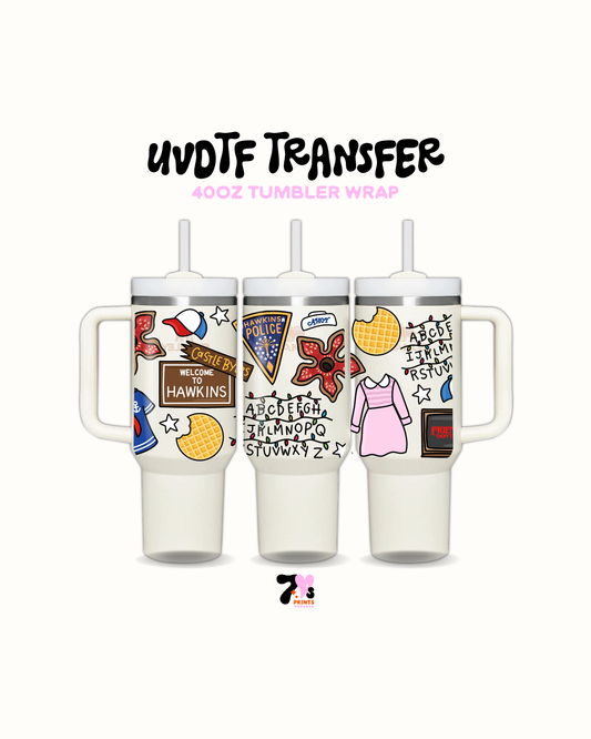 Welcome to hawkins- UVDTF Wrap
