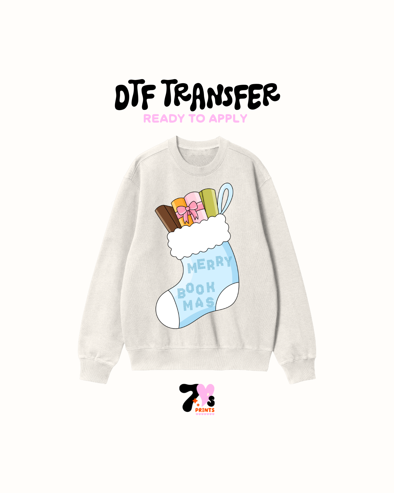 Merry bookmas -  DTF Transfers