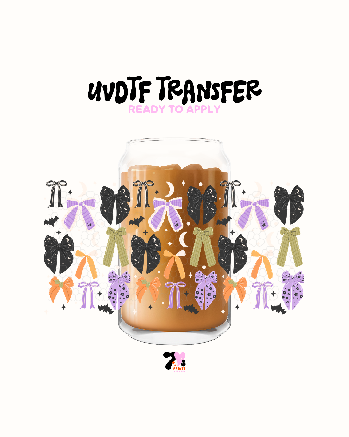 Halloween bows - UVDTF Wrap