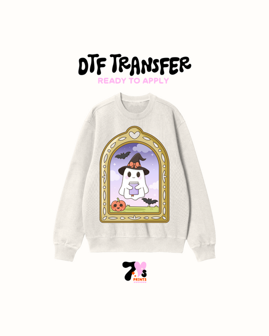 Cute ghostie Frame - DTF Transfers