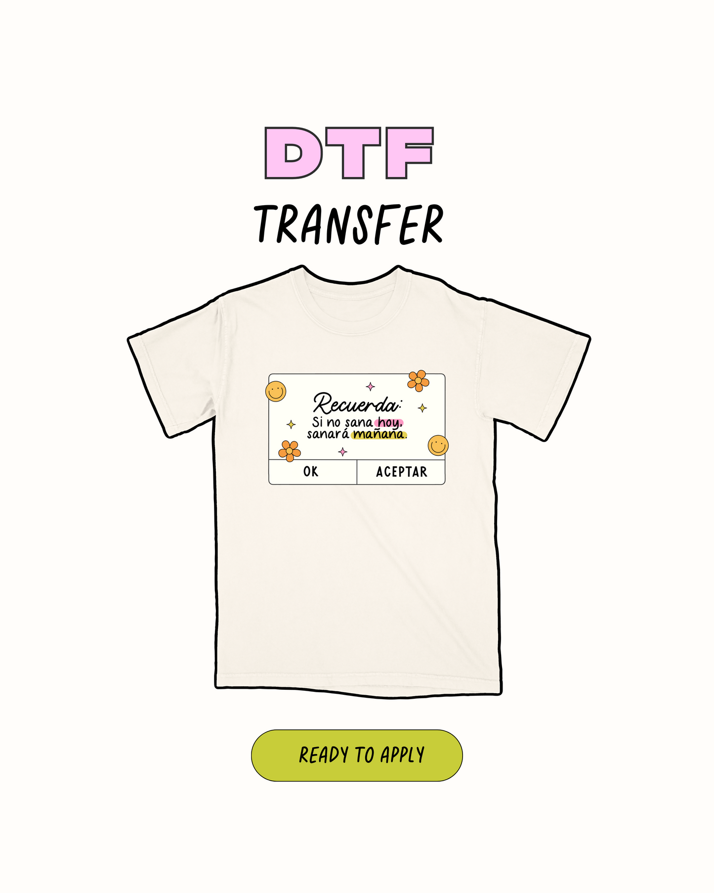 Recuerda - Transferencia DTF