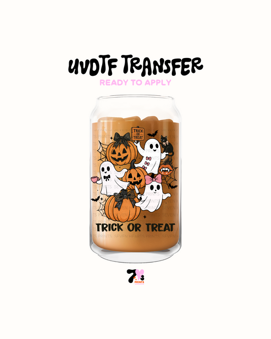 Trick or treat  - UVDTF Decal