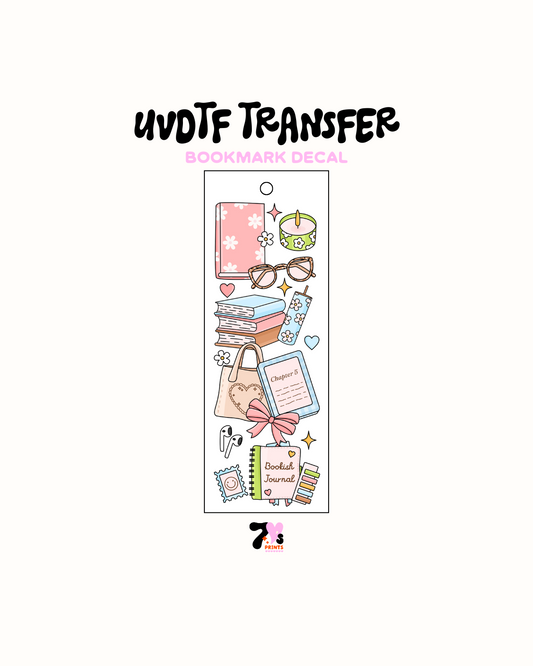bookish journal - UVDTF Bookmark Decal