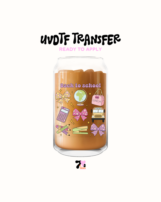 School - UVDTF Decal
