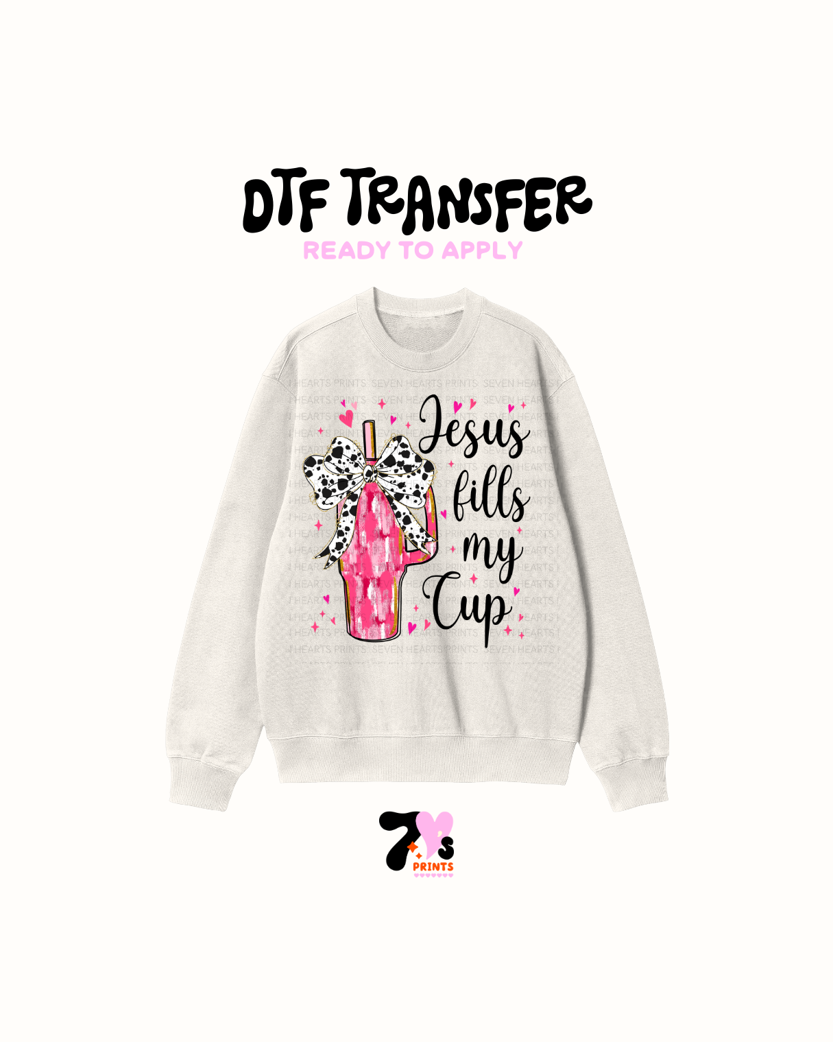 Jesus fill my cup - DTF Transfers
