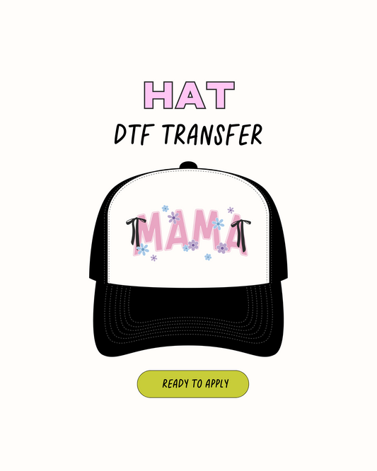 Mamá (arco)- Transferencias de sombrero DTF 