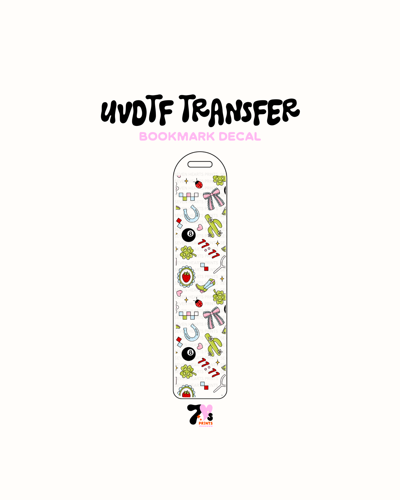 #154 UVDTF Bookmark Decal 1.1
