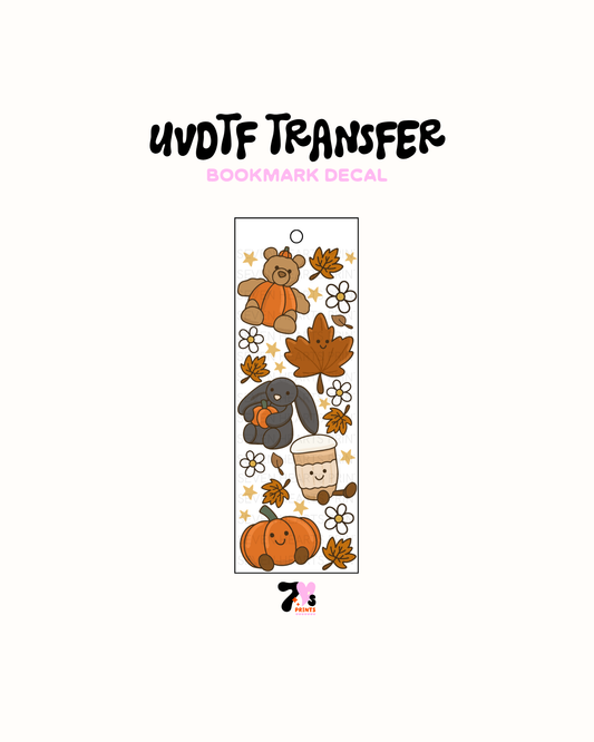 UVDTF Bookmark Decal #338