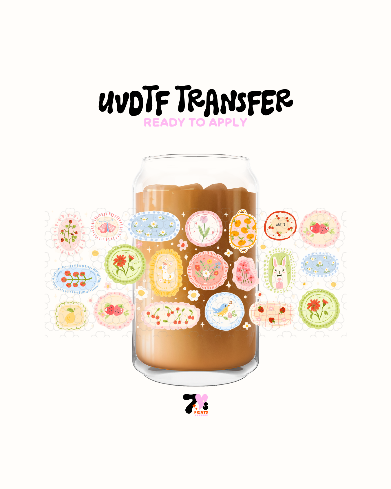 Summer plate - UVDTF Wrap