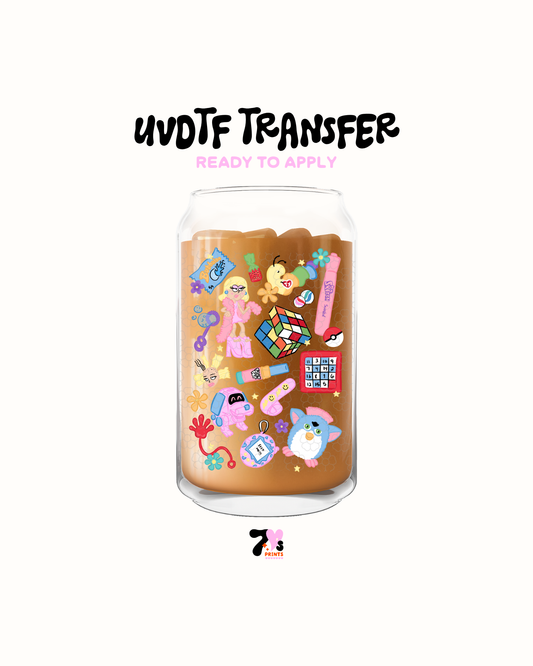 90's- UVDTF Decal