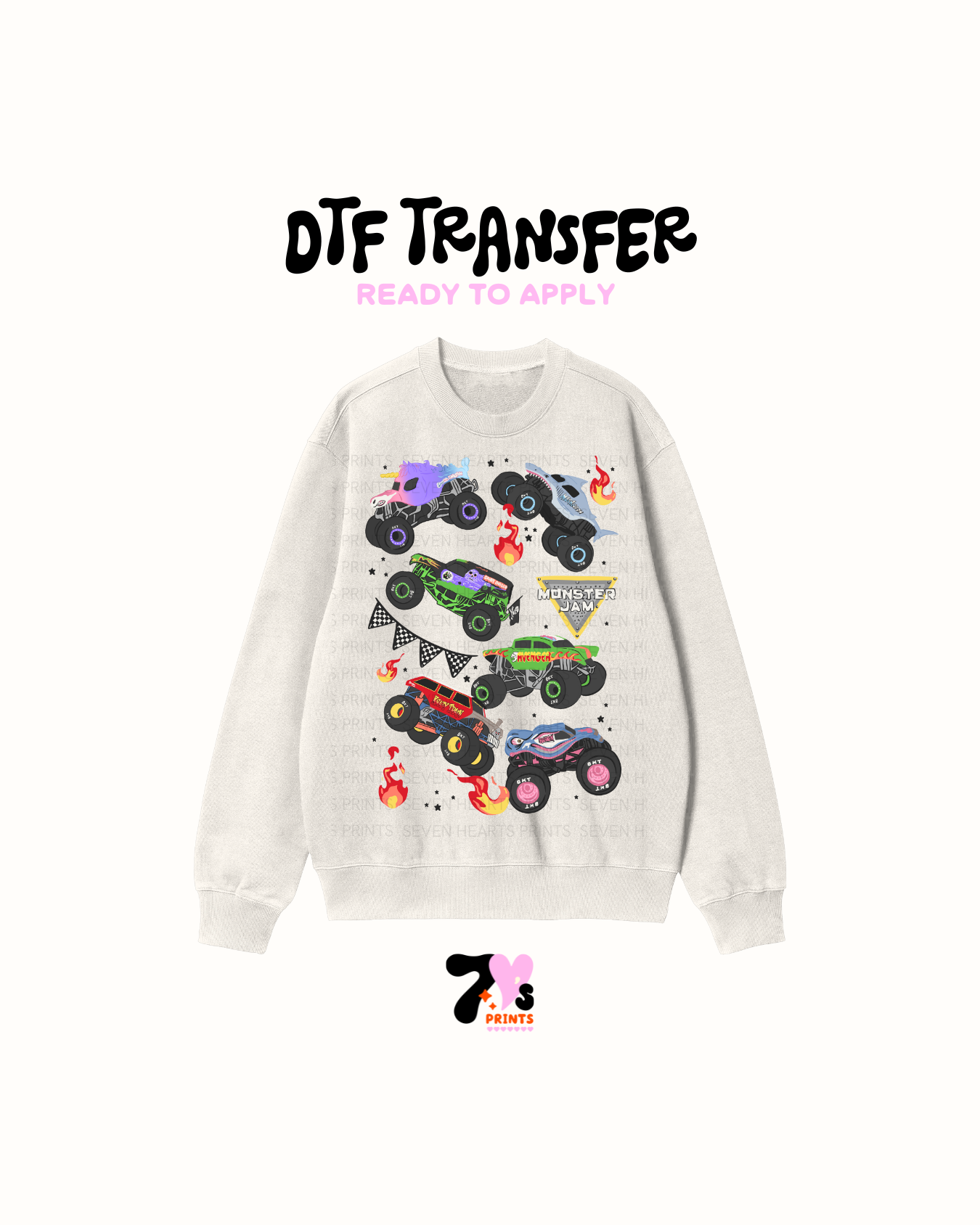 Monter Jam - DTF Transfers