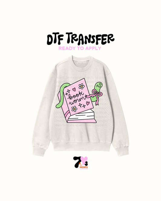 Bookworm (BOOK) -  DTF Transfers