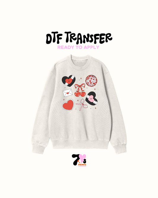 Disco Ball and Bows - DTF Transfer