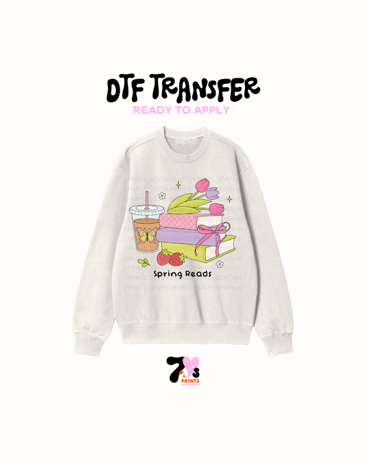 Spring reads - DTF Transfers