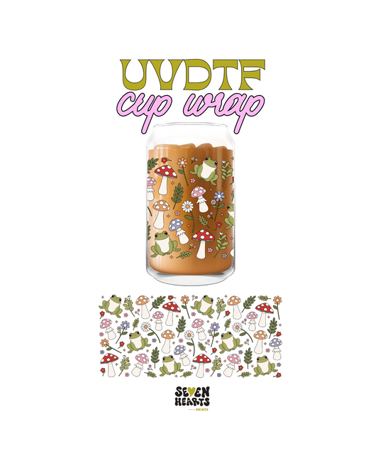 Frog and mushies- UVDTF
