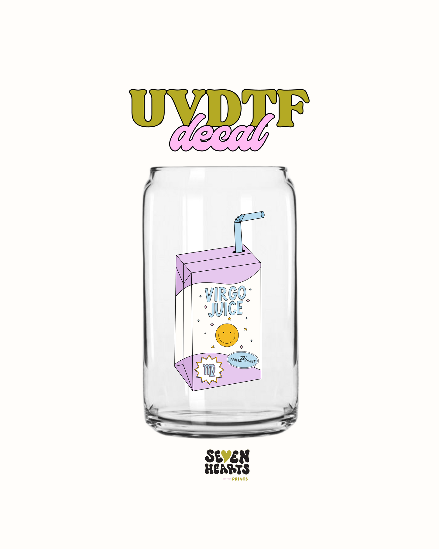 Zodiac sign Juice Box  - UVDTF