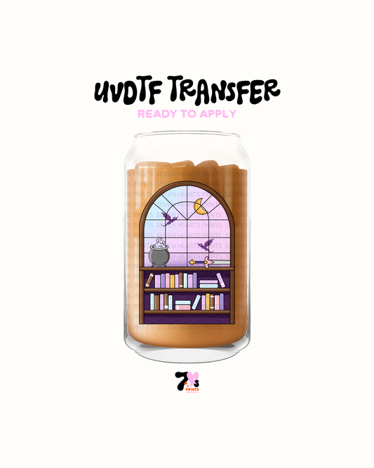 Book shelf - UVDTF Decal