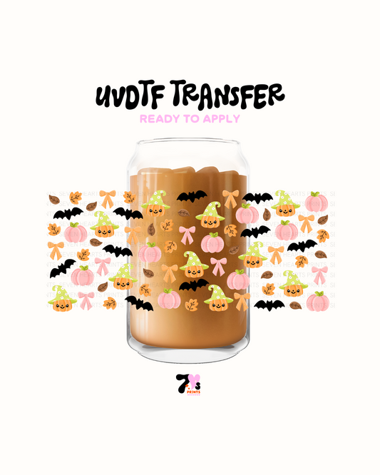 Pumpkins and Bats - UVDTF Wraps